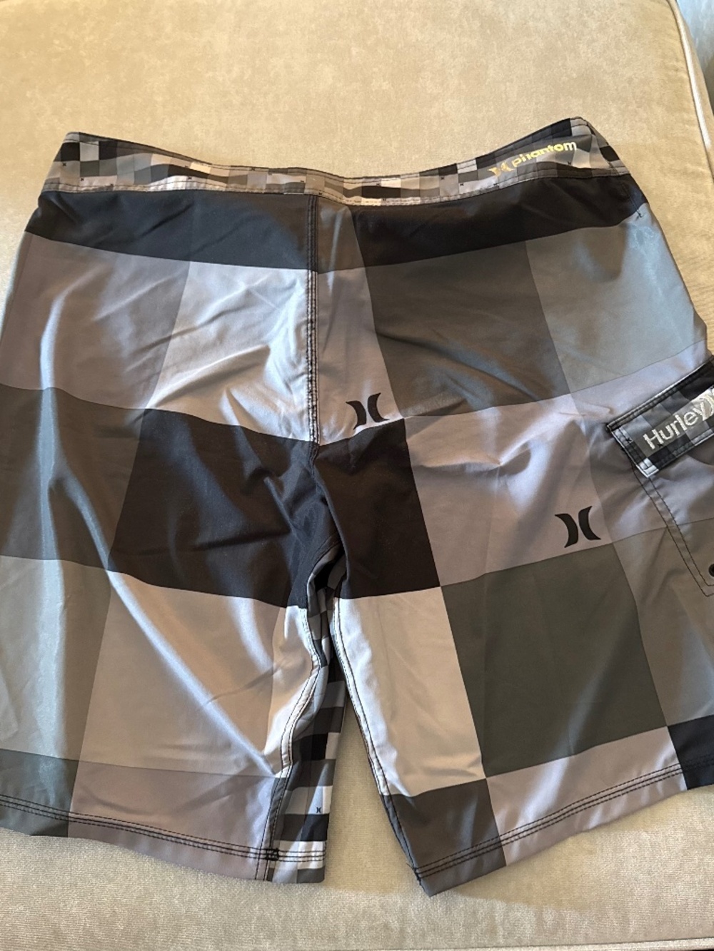Hurley Phantom Color-Block Board Shorts, Size 36/XL